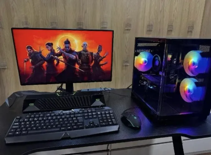 PC Gamer Completo | Acer 24" | Ryzen 5500 | GTX 1660 | 16GB XPG | NVME 250GB | Wi - Fi