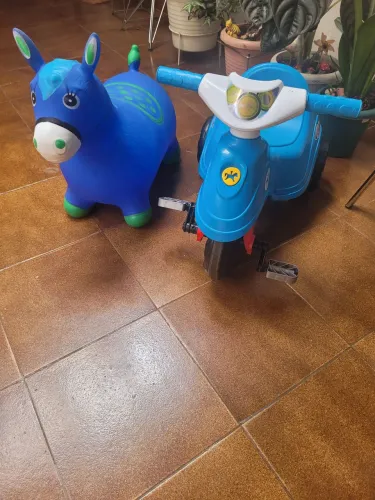 Burrinho + motoquinha os 2 por 99 reias apenas