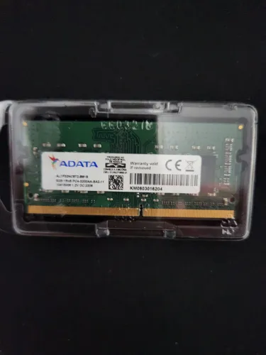 Memória DDR4 8Gb 3200mhz Sodimm - Adata - Notebook
