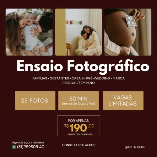 Ensaio Fotográfico em Conselheiro Lafaiete
