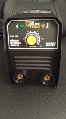Máquina Solda Inversora Mma The Black Tools Preto 50/60hz Voltagem 220v 120a