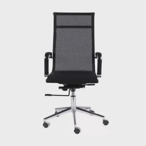 Cadeira de Escritório Presidente Esteirinha Or Design 3303 - Tela Mesh e Cromada