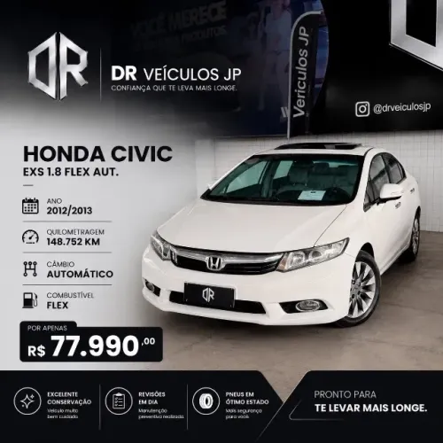 Honda Civic Sedan EXS 1.8/1.8 Flex 16V Aut. 4P 2013
