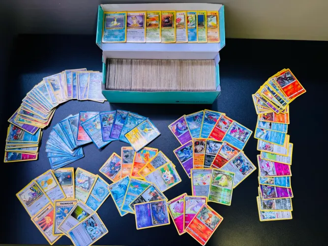 1000+ cartas Pokemon TCG ORIGINAIS usadas com antigas/vintage e brilhantes, desde 1999