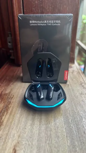 Fone de Ouvido Lenovo GM2 PRO Para Jogos Qualidade de Som HD Redução de Ruído Inteligente