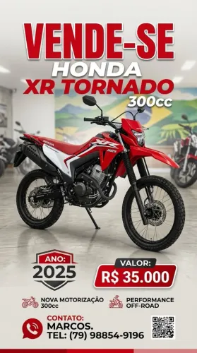 Vende-se Honda XR tornado 300l
