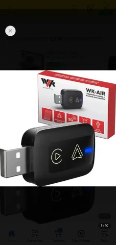 Adaptador Carplay e Android Alto WK-AIR sem fio