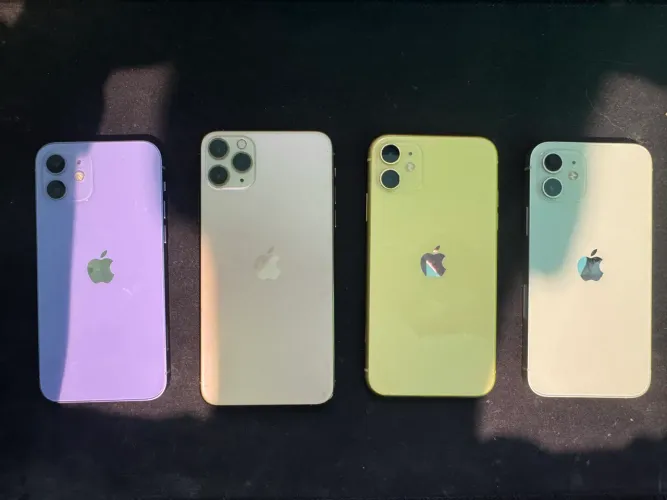 4x iPhones variados para retirada de peças