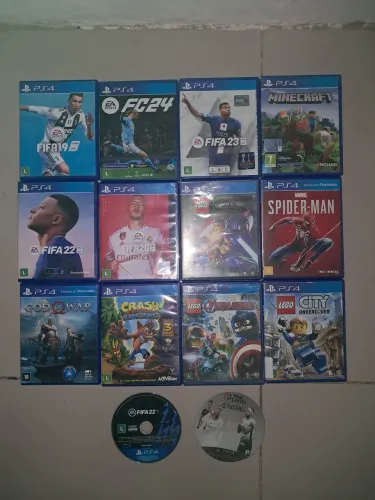 Lote de 14 jogos ps4