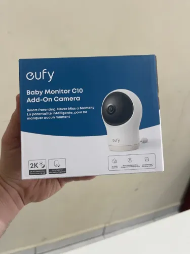 Câmera Eufy Baby Monitor C10 2k Hd Com Tela De 4,5 127v Branco Adicionar aos favoritos R$