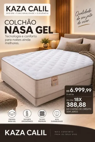 COLCHAO NASA GEL