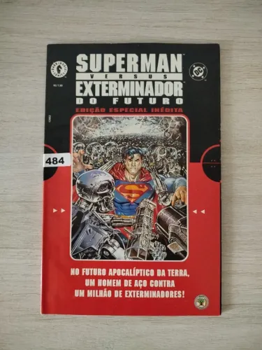 HQ Quadrinhos Superman versus Exterminador do Futuro