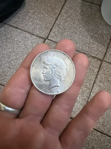 Moeda antiga one dollar 1922
