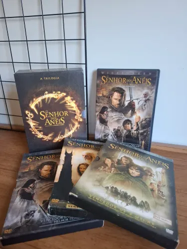 COLEÇÃO DVD'S SENHOR DOS ANÉIS