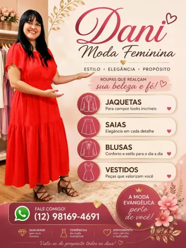 Roupas Femininas e Evangelicas a Partir de R$ 39,90