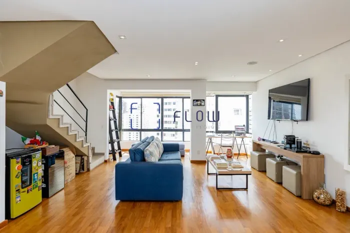 Cobertura Para Venda Brooklin Paulista, 2 Quartos, 1 Suíte, 3 Vagas, 210m² - (condomínio G