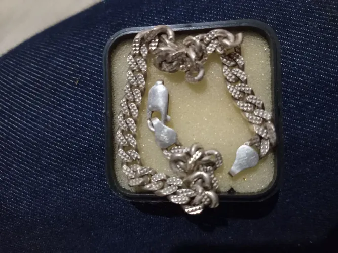 Pulseria de prata italiana
