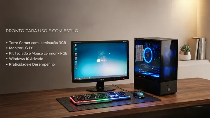 Computador Intel PC Aquário Completo