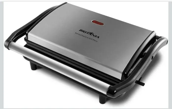 Sanduicheira e Grill Britânia NOVA LACRADA NA CAIXA