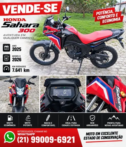 Honda Sahara 300 ? 2025/Modelo 2026