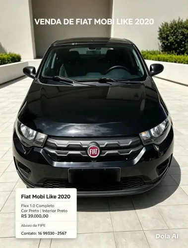 Fiat Mobi Like 1.0 Fire Flex 5P. 2020