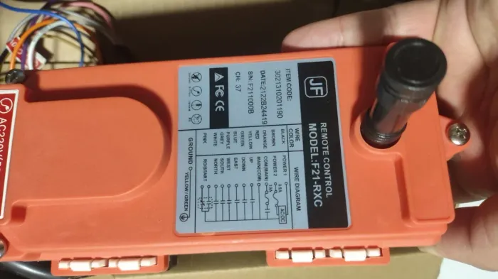 Controle Remoto Industrial Sem Fio F21-E1B 220V - Ponte Rolante / Talha (Novo na Caixa)