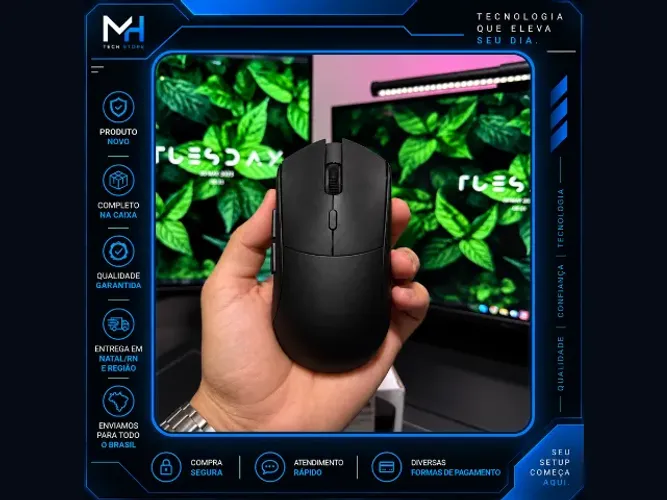 Mouse Gamer SMAILWOLF RS7 Tri-Mode Bluetooth 2.4G