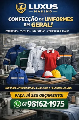 Confecção de uniformes! 