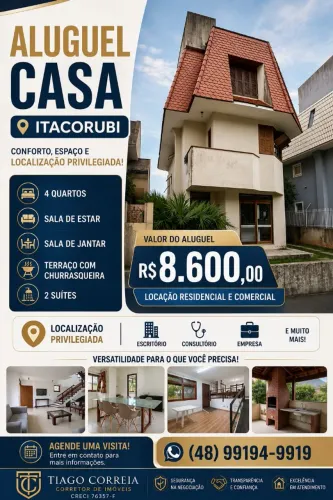 Oportunidade!!! Casa Itacorubi 