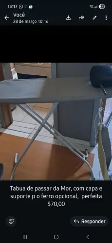 Tabua de passar roupa