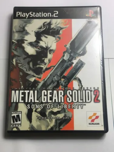Jogo Original PS2 Playstation 2 - Metal Gear Solid 2 Sons of Liberty