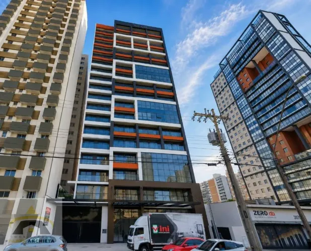 Studio com 1 dormitório para alugar, 20 m² por R$ 2.700,00/mês - Centro - Curitiba/PR