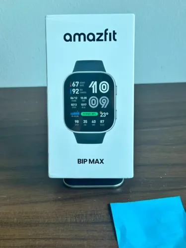 Amazfit BIP MAX 2.07 LACRADO! NOVO! AMOLED, GPS, Maps, IA, até 20 Dias Bateria