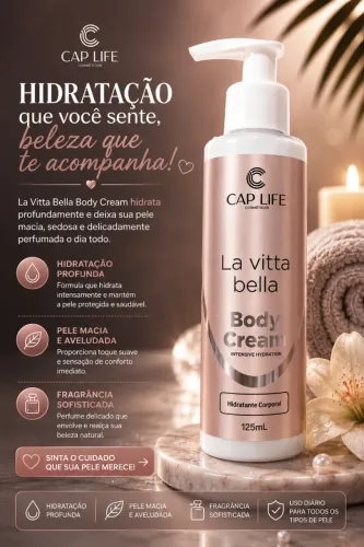 Body Cream La Vitta Bella Cap Life