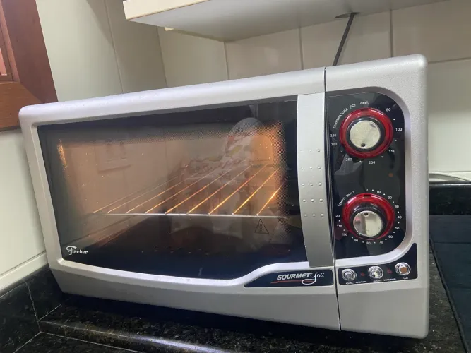 Forno Elétrico Gourmet Fischer PRATA 44L- 220v