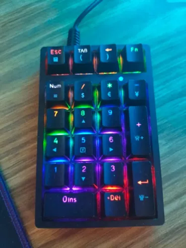 Teclado Numérico Mecânico APAYADO T21 RGB