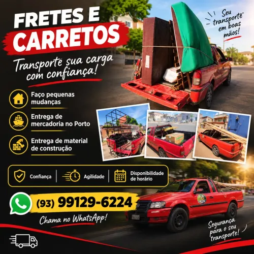 Fretes e carretos com confiança 