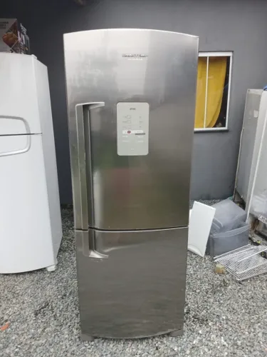 VENDO GELADEIRA BRASTEMP INVERSA INOX FROST FREE