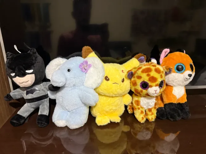 5 pelúcias novas - PREMIUM MACHINE