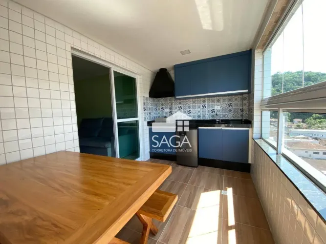 Apartamento com 2 dormitórios à venda, 90 m² por R$ 700.000,00 - Canto do Forte - Praia Gr