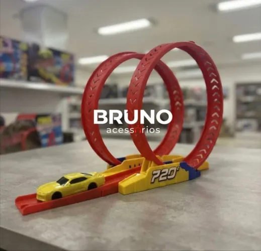 Pista de Corrida com carrinho