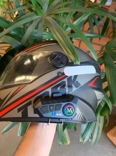 Fone de ouvido bluetooth para capacete