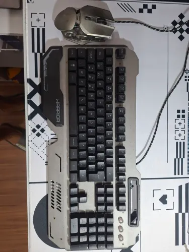 Kit Teclado + Mouse Gamer Warrior Ragnar Keon TC223 RGB