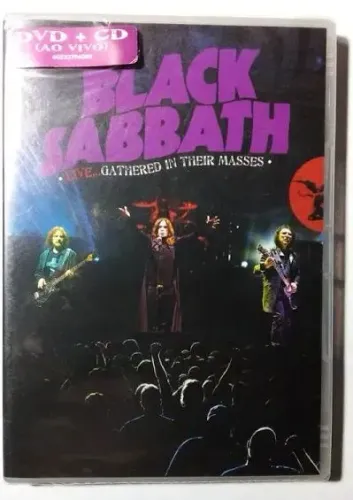 Dvd + cd black sabaath - gathering the masses (lacrado)