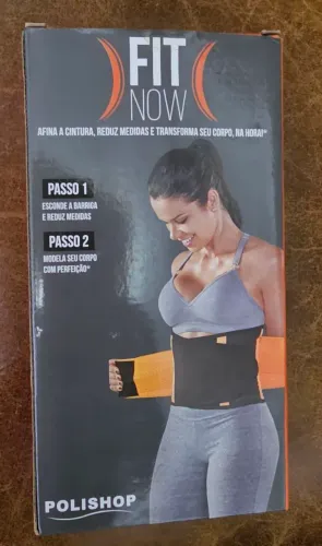 Cinta FitNow modeladora unissex- Polishop