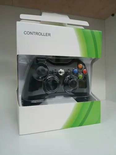 Controle Xbox 360 ou PC com fio. Aqui na LOJA FABGAMES