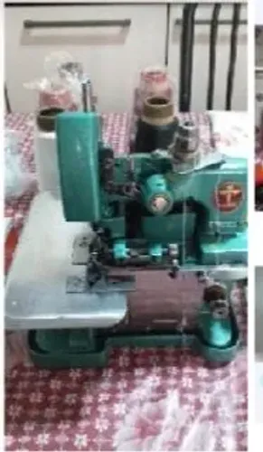 Uma máquina overlok nova a venda por 400 reais