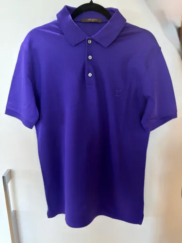 Camiseta Polo Roxa Louis Vuitton