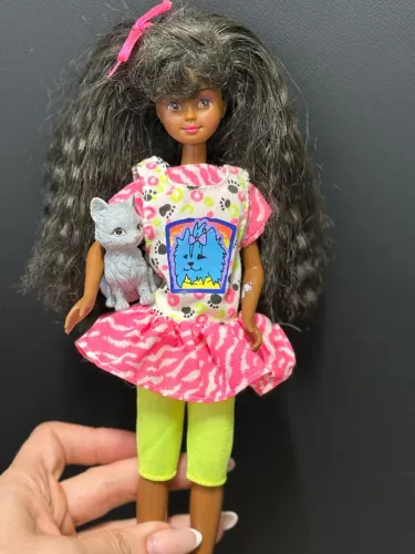 Skipper Negra Pet Pals 1991 irmã da Barbie Muito Rara