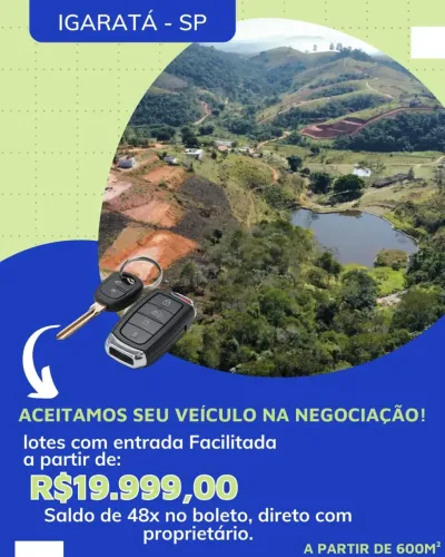 Ainda procurando o terreno ideal em Igaratá? Essa pode ser a oportunidade que você esperav